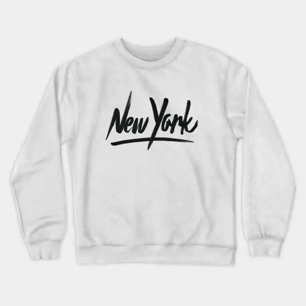 New York Crewneck Sweatshirt by astronaut